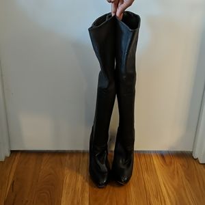 Closet cleanout - Brown high heeled boots
